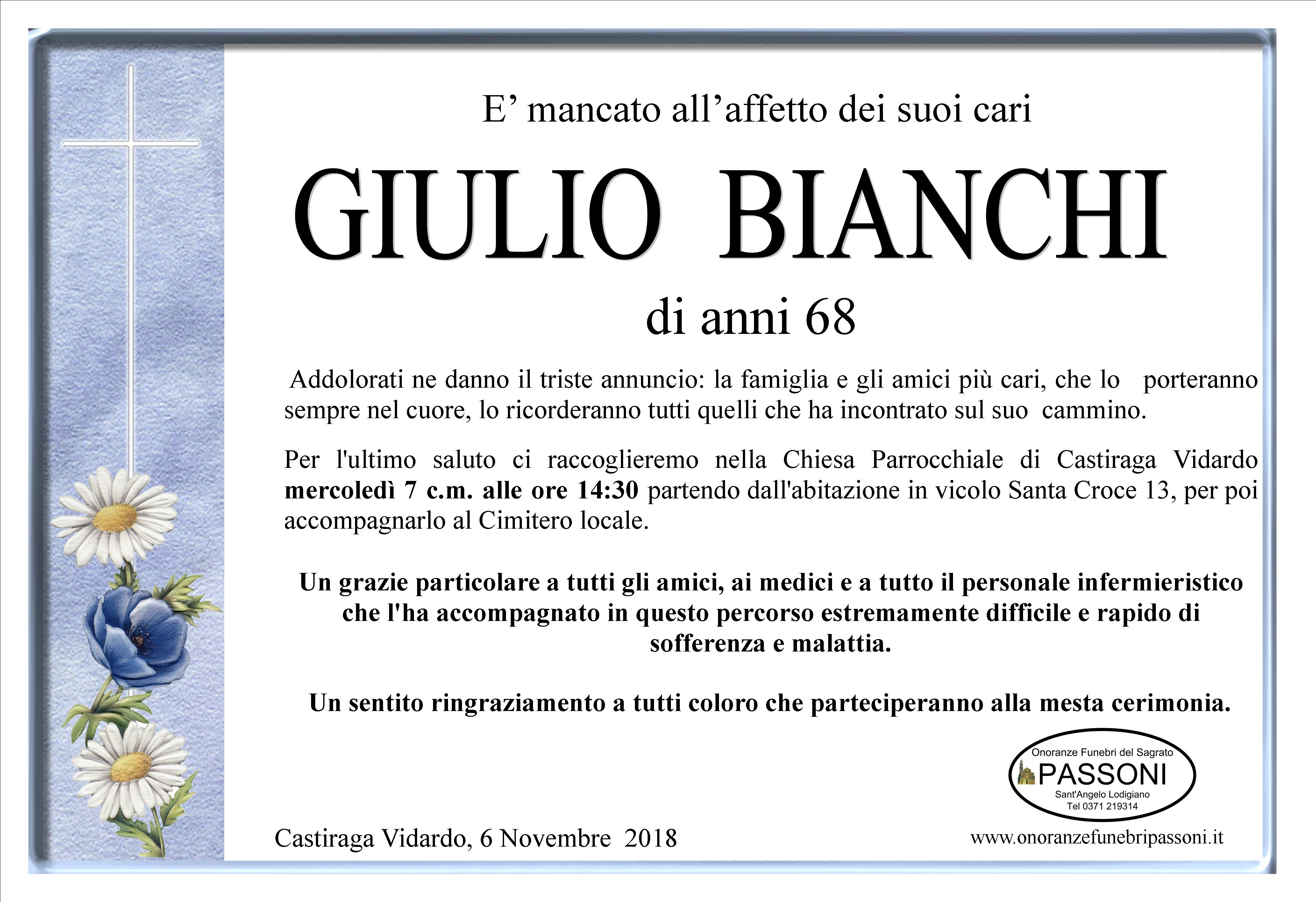 GIULIO  BIANCHI