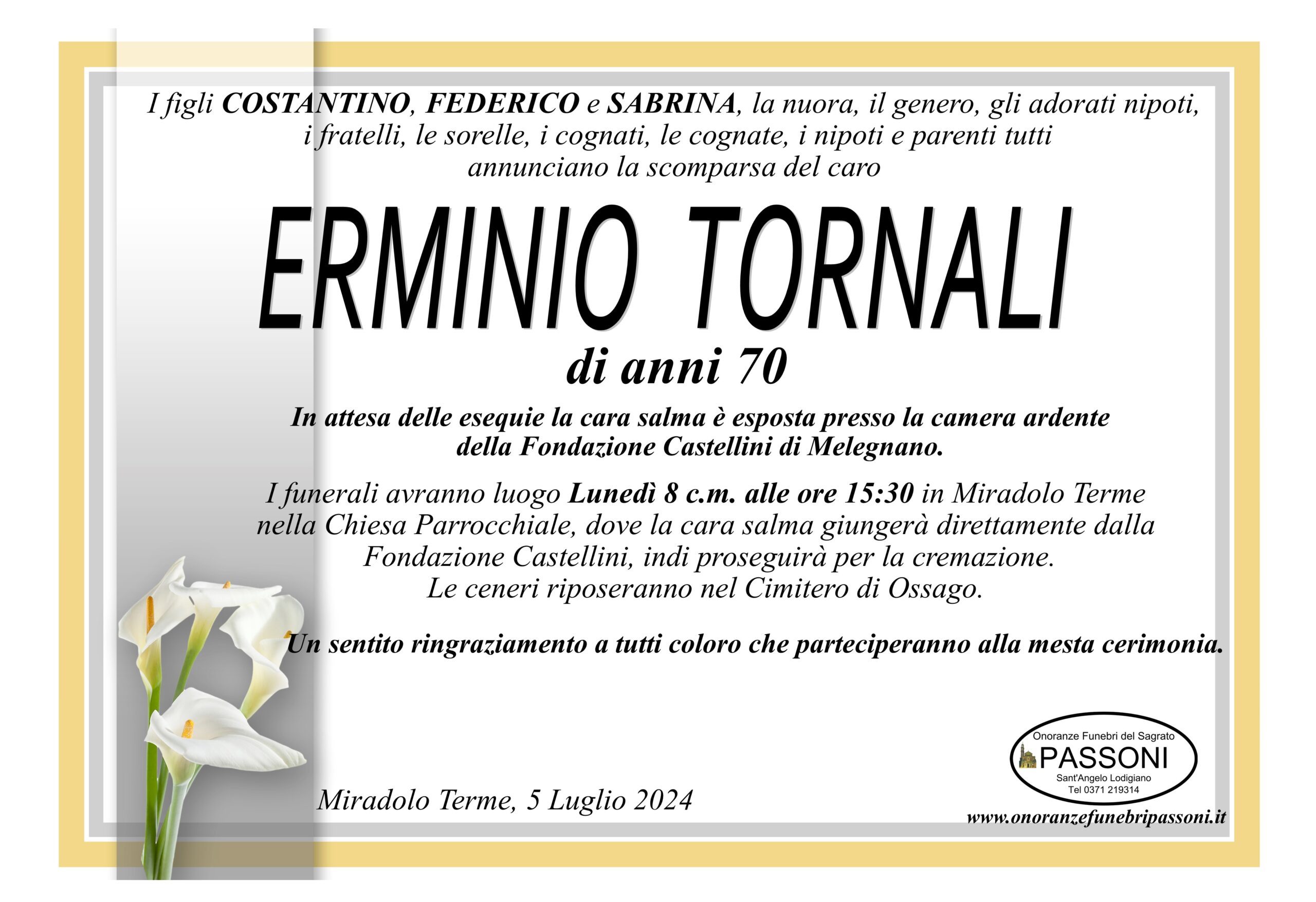 ERMINIO TORNALI